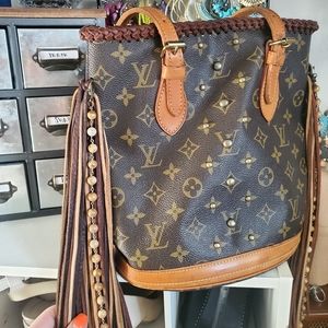 Vintage Boho bag "French tote" Louis Vuitton